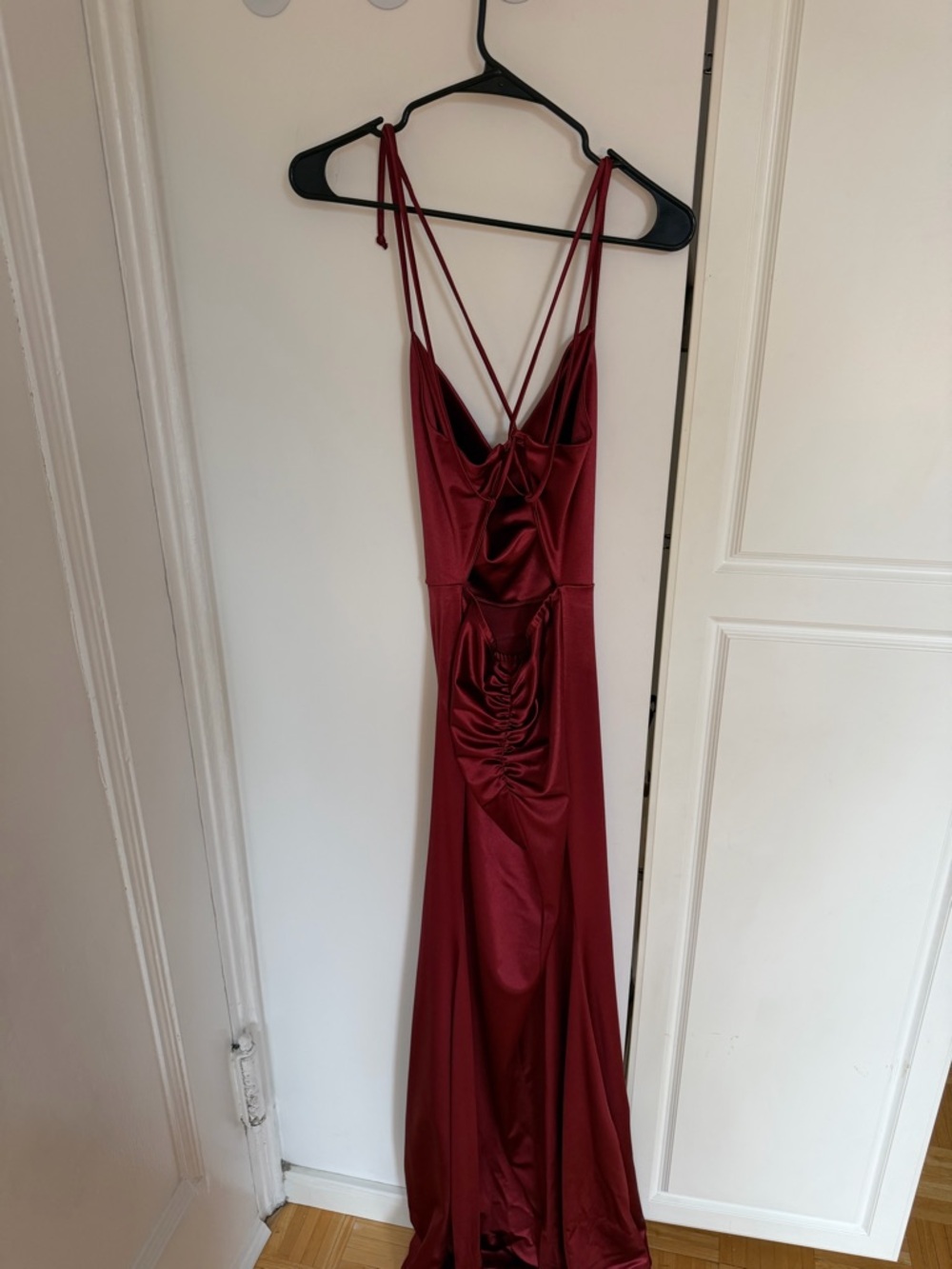 Revolve burgundy cowl neck dress - Picture 7 of 8